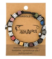 Bransolety męskie - Bransoletka męska z naturalnych kamieni - miniaturka - grafika 1