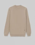 Swetry męskie - Sweter męski grottole półgolf beżowy - miniaturka - grafika 1