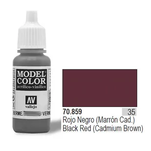 Vallejo Black Red (Cad. Mar.) MC035 70859 - Akcesoria i części modelarskie - miniaturka - grafika 1