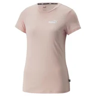 Koszulki i topy damskie - Koszulka damska Puma ESS+ Embroidery różowa 84833147-M - miniaturka - grafika 1