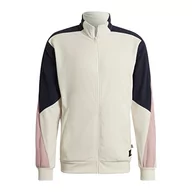 Bluzy męskie - adidas Męska bluza M Fi FL Tt, beżowy, L - miniaturka - grafika 1