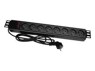 A-LAN ALANTEC Listwa zasilająca 19 - 8x230V z wył.3 m (PZ081U2) - Listwy zasilające - miniaturka - grafika 1