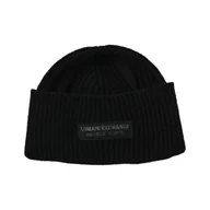 Czapki damskie - Armani Exchange Wełniana czapka - miniaturka - grafika 1