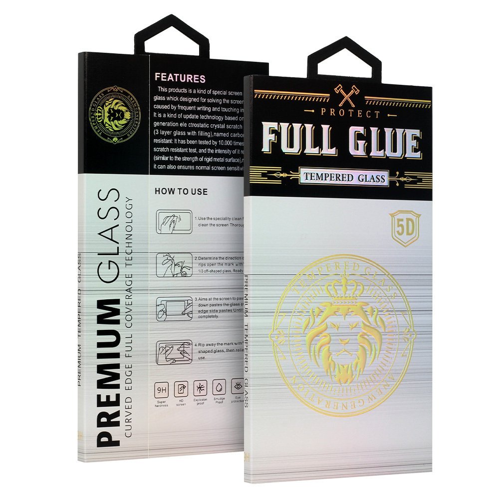 Hartowane szkło HARD Full Glue 5D do SAMSUNG GALAXY M35 5G CZARNE