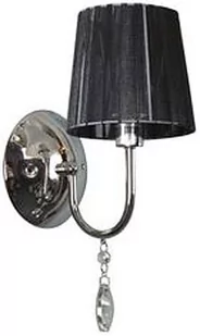 Candellux Kinkiet LAMPA ścienna SORENTO 21-38036 abażurowa OPRAWA z kryształkami - Lampy ścienne - miniaturka - grafika 1