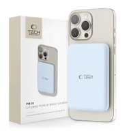 Powerbanki - PB10 LIFEMAG MAGSAFE POWER BANK 5000MAH POWERBANK BATERIA MAGNETYCZNA ZAPASOWA DO IPHONE 12 13 14 15 16 PRO MAX / PLUS - BLUE - miniaturka - grafika 1