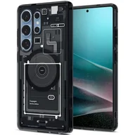 Etui i futerały do telefonów - Etui SPIGEN Ultra Hybrid Mag MagSafe do Samsung Galaxy S25 Ultra Zero One Czarny - miniaturka - grafika 1