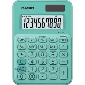 Kalkulator Casio MS 7 UC GN (451996) Zielona - Kalkulatory - miniaturka - grafika 1