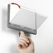 Systemy ekspozycyjne i znaki informacyjne - Durable Tabliczka informacyjna 149x148.5 grafit Click Sign - miniaturka - grafika 1