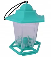 Karmniki dla ptaków - Greenmill KARMNIK Z DASZKIEM PLASTIKOWY ZIELONY SZEROKOŚĆ 13cm WYSOKOŚĆ 18cm - miniaturka - grafika 1