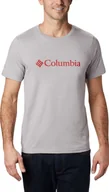 Koszulki męskie - Columbia Koszulka męska CSC Basic Logo szara r. XL 1680053039 - miniaturka - grafika 1