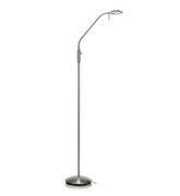 Lampy stojące - Markslojd Hudson 105581 lampa stojąca podłogowa 1x6W LED srebrna - miniaturka - grafika 1