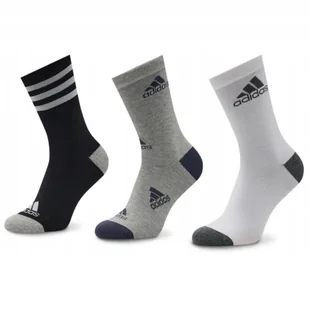 Adidas zestaw skarpetek skarpetki bawełna dziecięce 3P dla dzieci r. 31-33 - Skarpetki dla dzieci - miniaturka - grafika 1