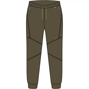 Spodnie dresowe męskie Viking Bamboo Hazen Man zielone - Odzież trekkingowa damska - miniaturka - grafika 1
