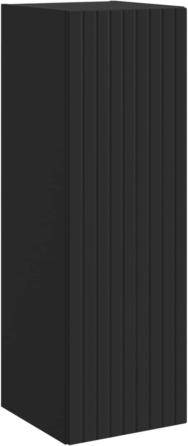 vidaXL vidaXL Wisząca Szafka Łazienkowa Czarny 33 x 34,5 x 60 cm
