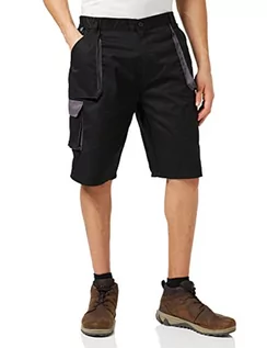 Spodenki męskie - Portwest portwest Workwear portwest texo Contrast Shorts  tx14  EU/UK -  XL czarny TX14BKRXL - grafika 1