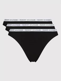 Tommy Hilfiger Komplet 3 par fig klasycznych UW0UW02828 Czarny - Majtki damskie - miniaturka - grafika 1