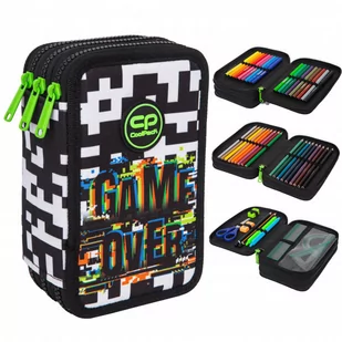 Piórnik z wyposażeniem Coolpack Jumper 3 Game Over - Piórniki - miniaturka - grafika 1