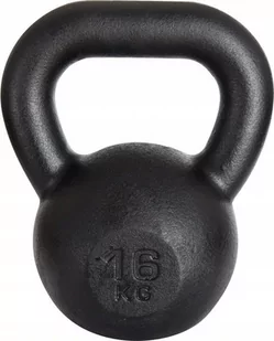 Kettlebell żeliwny kettle kula hantle Kawmet 16kg - Kettlebell - miniaturka - grafika 1