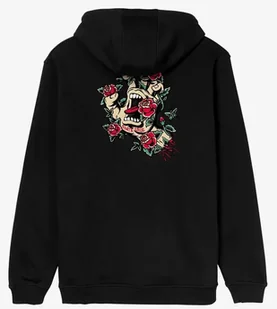 bluza męska SANTA CRUZ SCREAMING ROSE FLASH HOOD BLACK - Bluzy męskie - miniaturka - grafika 1