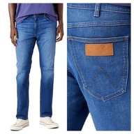 Spodnie męskie - Wrangler Greensboro spodnie męskie jeansowe proste bawełniane W33 L34 - miniaturka - grafika 1