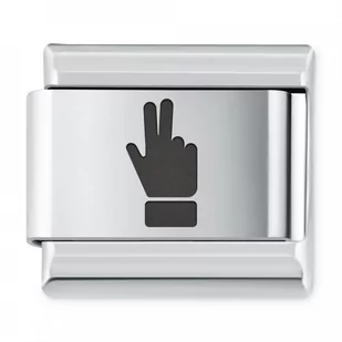 Murrano ITALIAN CHARMS Symbole Gesty Pokój IH-189 - Charmsy - miniaturka - grafika 1