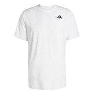 Koszulki sportowe męskie - Koszulka męska adidas Club Tennis Climacool Graphic T-Shirt White M - miniaturka - grafika 1