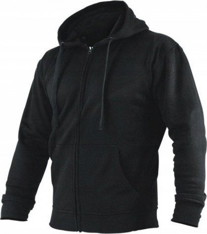 Stalco Bluza robocza męska z kapturem czarna roz. XL