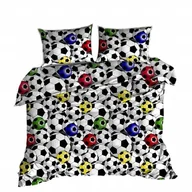 Pościel - pościel bawełna lux 220x240 + 2 poszewka B 285-1 piłki kolorowe - miniaturka - grafika 1
