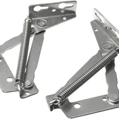 Zawiasy, okucia i inne akcesoria - Zawias nożycowy 80 stopni, wytrzymały zawias sprężynowy nożycowy do drzwi wahadłowych, zawias do drzwi szafkowych 90 stopni - miniaturka - grafika 1