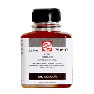 Olej lniany gotowany, 75 ml - Farby i media malarskie - miniaturka - grafika 1