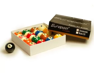 EUROPOOL BILE DO BILARDA CLASSIC BLUE TV POOL 57,2MM EUROPOOL ZADZWOŃ 600-555-801 ! 0000001372 - Stoły bilardowe i akcesoria - miniaturka - grafika 1