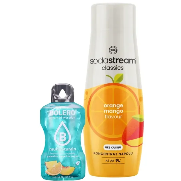 Koncentrat syrop SodaStream do saturatora Mango Bolero drink sticks 3g