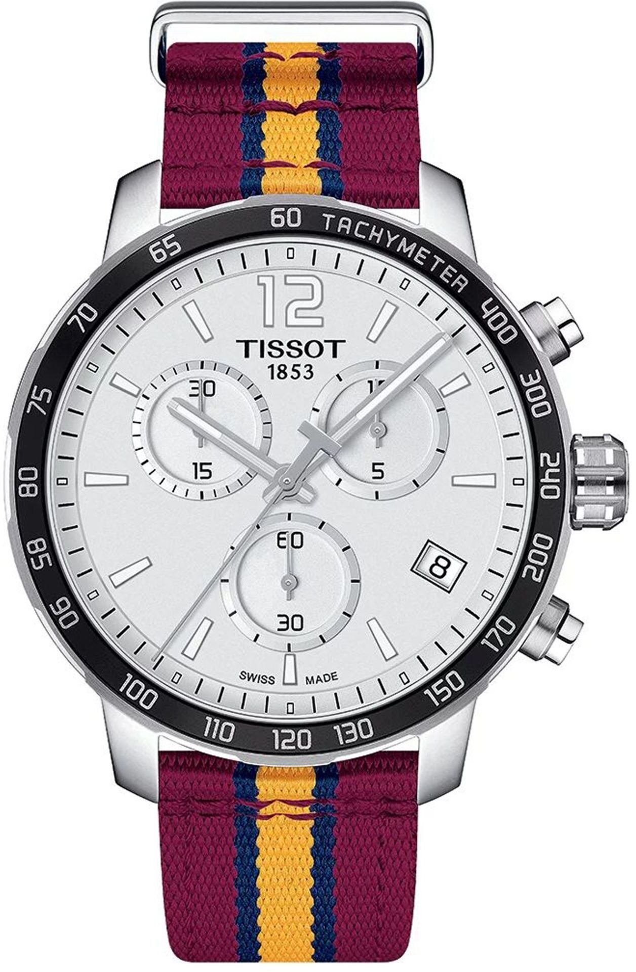 Zegarek Tissot Zegarek Męski Tissot T095.417.17.037.13 Srebrzysty 42 mm