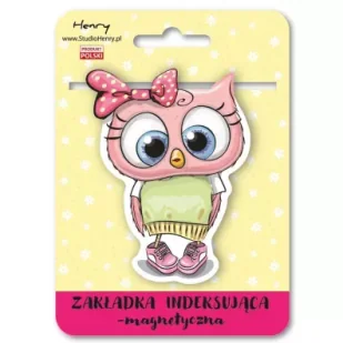 Henry Zakładka magnetyczna - Sowa young - Zakładki do książek - miniaturka - grafika 1