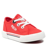Trampki damskie - Big Star Tenisówki JJ374167 Red - miniaturka - grafika 1
