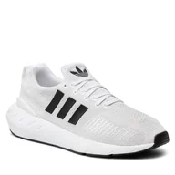 Buty sportowe damskie - Adidas Buty Swift Run 22 GY3047 Ftwwht/Cblack/Greone - miniaturka - grafika 1