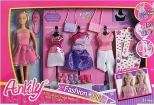 Lalka Anlily Piękna Modelka Akcesoria Fashion - Lalki dla dziewczynek - miniaturka - grafika 1