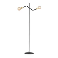 Lampy stojące - Emibig BOLT LP2 BLACK/GOLD 1125/LP2 nowoczesna lampa podłogowa złote elementy 1125/LP2 - miniaturka - grafika 1