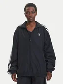 Bluzy damskie - adidas Bluza Adilenium Season 3 JD3392 Czarny Oversize - miniaturka - grafika 1