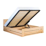 Łóżka - Łóżko bukowe Bartek LK198 BOX, Rozmiar - 120x200, kolor - naturalny - miniaturka - grafika 1
