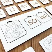 Pomoce naukowe - Układanka sylabowa cz.3 - Colorado - miniaturka - grafika 1