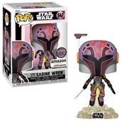 Figurki dla dzieci - Funko Pop! Star Wars Sabine Wren Power Of The Galaxy #547 - miniaturka - grafika 1