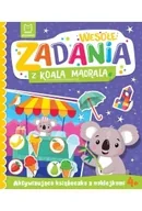 Książki edukacyjne - Wesołe zadania z koalą mądralą. Aktywizująca książeczka z naklejkami 4+ - Katarzyna Łanocha - miniaturka - grafika 1