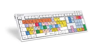 Logickeyboard LKB-LOGXP2-CWMU-UK klawiatura Biuro USB QWERTY British English Wielobarwny LKB-LOGXP2-CWMU-UK - Klawiatury - miniaturka - grafika 1
