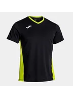 Koszulki sportowe męskie - Joma Koszulka funkcyjna w kolorze czarno-limonkowym - miniaturka - grafika 1