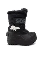 Buty dla chłopców - Sorel Śniegowce Toddler Snow Commander NV1960 Czarny - miniaturka - grafika 1