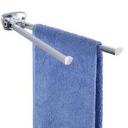 Wieszaki łazienkowe - Wenko Podwójny uchwyt na ręczniki Basic, 5,5x42x8 cm - miniaturka - grafika 1