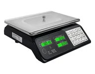 Wagi sklepowe - Waga sklepowa do 30 kg, wyświetlacze LCD, HDWR wagPRO-S30A - miniaturka - grafika 1