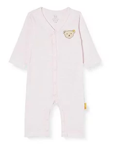Steiff Unisex Baby Romper piżama dla małych dzieci, różowa, 50 - Śpiochy dla niemowląt - miniaturka - grafika 1